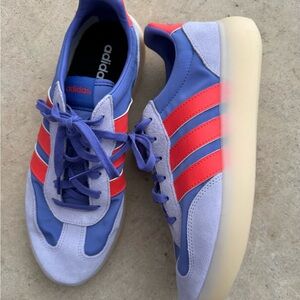 Adidas Purple and Red Sneakers